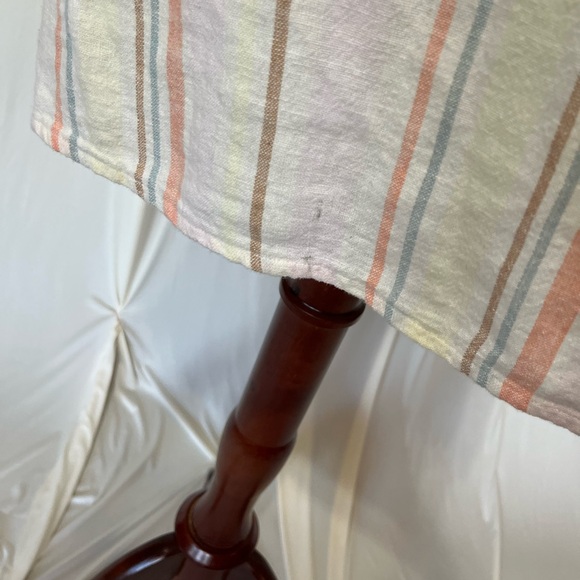 Pastel Striped Linen Blend Smocked Mini Dress from Bobi Los Angeles - Picture 13 of 13